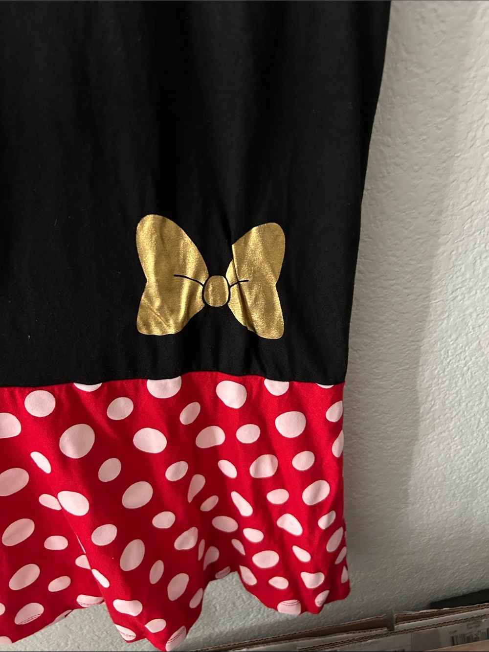 Disney Minnie Shirt Knee Length Shirt Dress XL - Picture 3 of 6